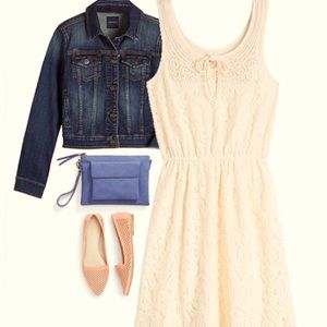 👗 NWOT Stitch Fix Pixley cream lace dress